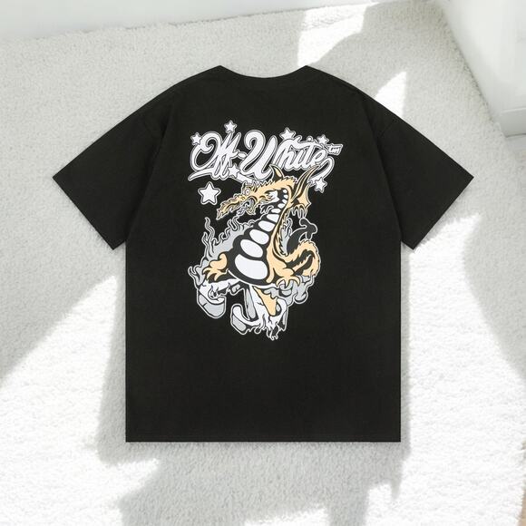 OFF-WHITE Crew neck, short sleeves Size L - Picture 2 of 2